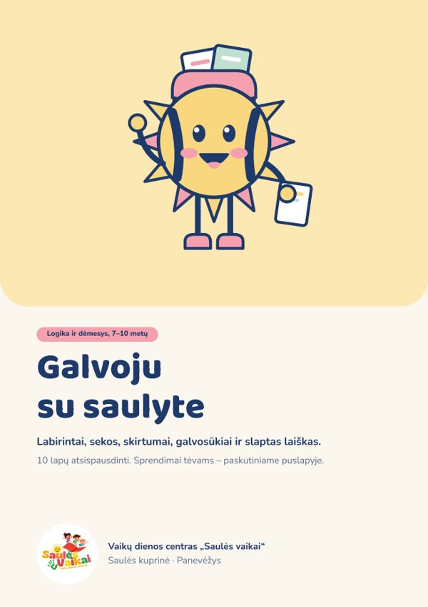 „Galvoju su saulyte“ viršelis